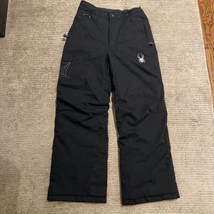 Girls black Spyder Ski Pants